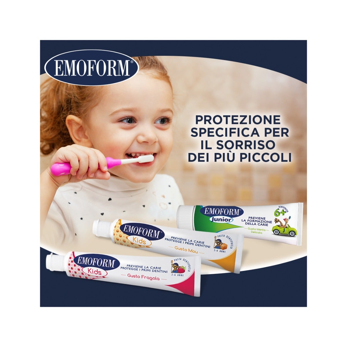 Emoform Kids Dentifricio Gusto Fragola 50ml-6