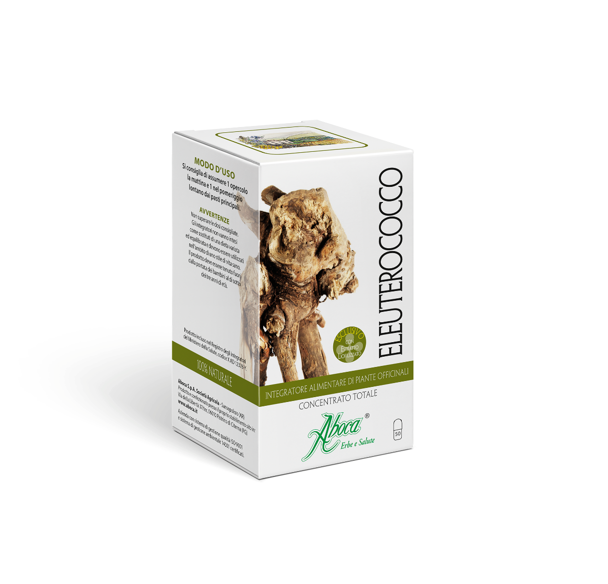 Aboca Eleuterococco Concentrato Totale 50 Opercoli-3