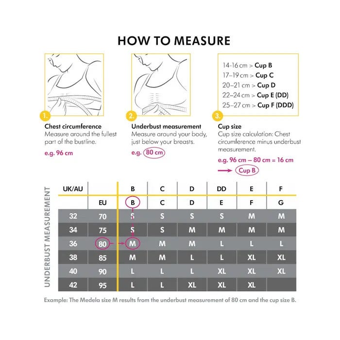 Medela Reggiseno Keep Cool Traspirante Per Gravidanza E Allattamento Nero Taglia XL-1