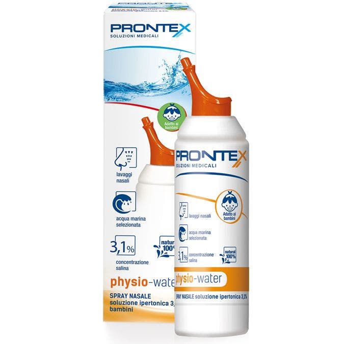 Prontex Physio-Water Soluzione Ipertonica 3,1% Spray Nasale Bambini 100ml-1