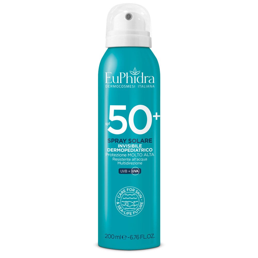 Euphidra Spray Solare Invisibile Dermopediatrico 200ml SPF50+-1