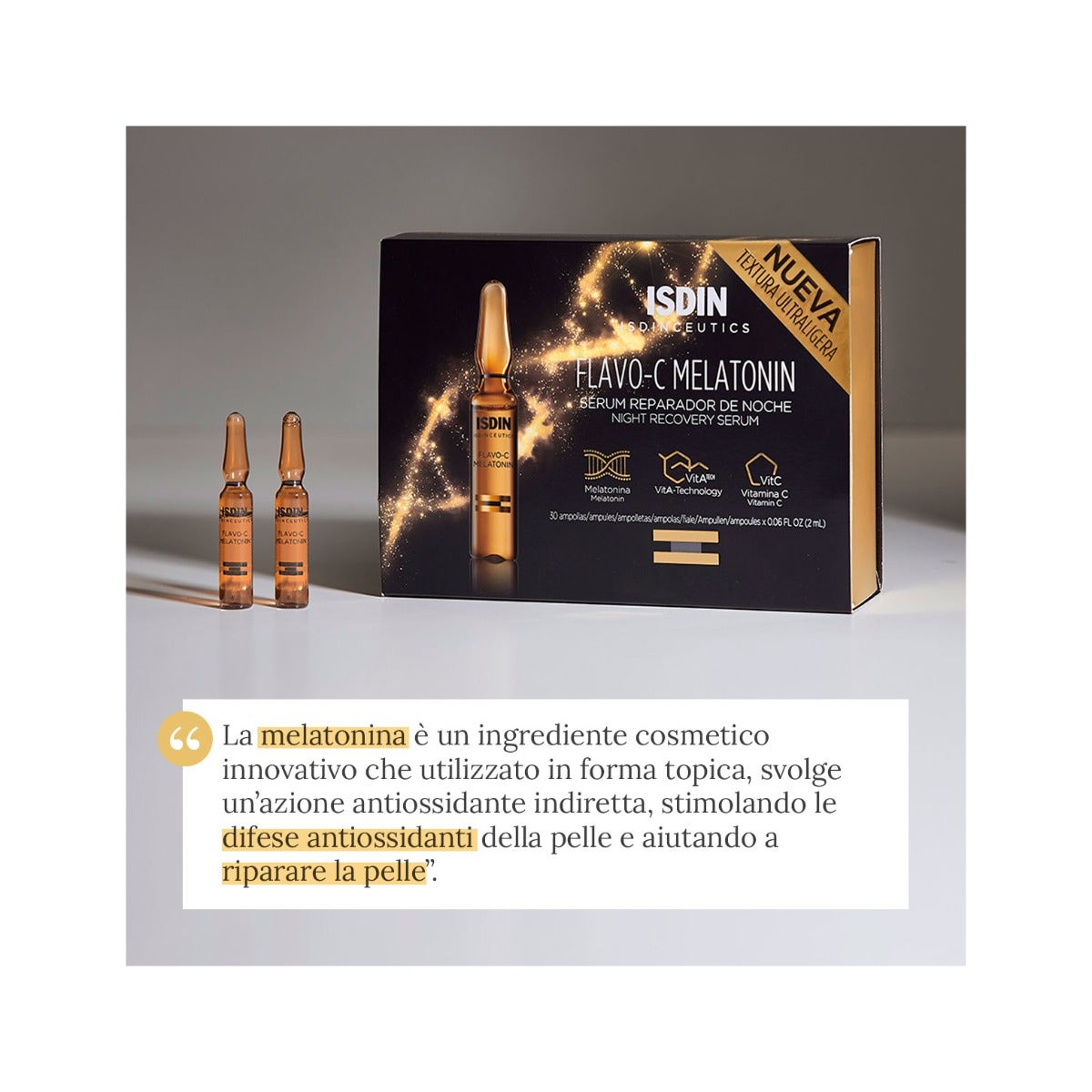 Isdin Isdinceutics Flavo-C Melatonin Viso 10 Fiale-7