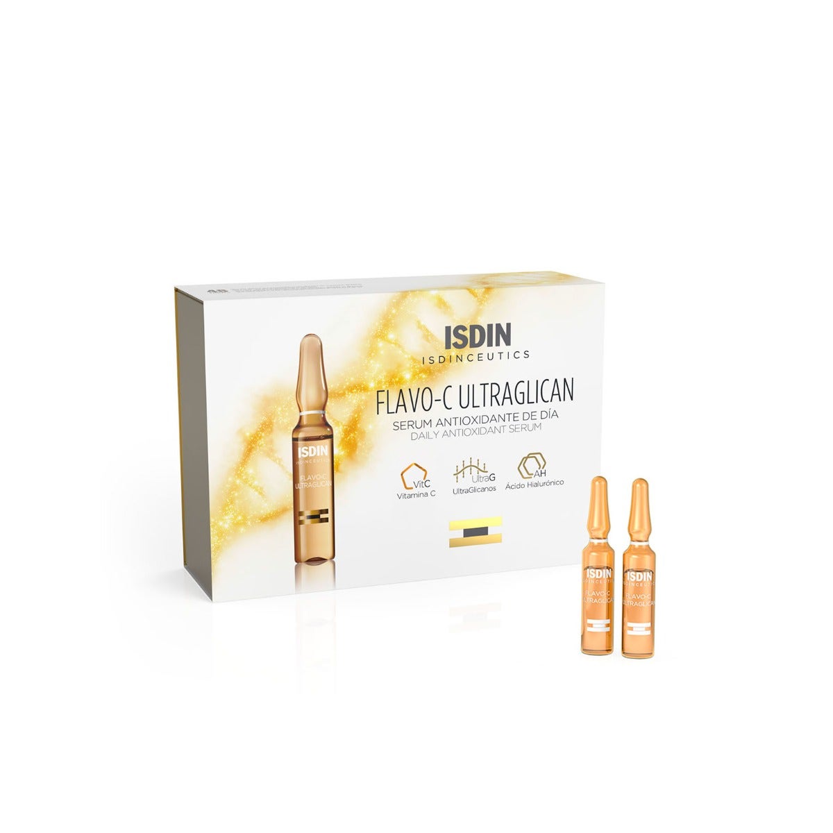 Isdin Isdinceutics Flavo-C Ultraglican Viso 30 Fiale-3