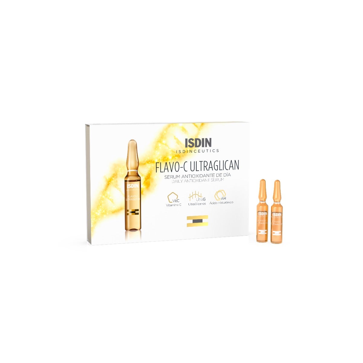 Isdin Isdinceutics Flavo-C Ultraglican Viso 10 Fiale-7