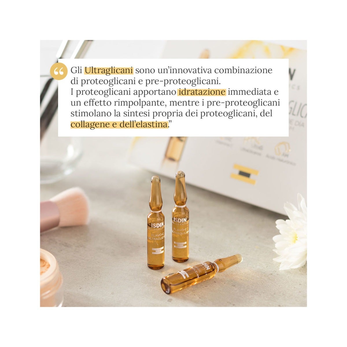 Isdin Isdinceutics Flavo-C Ultraglican Viso 10 Fiale-12