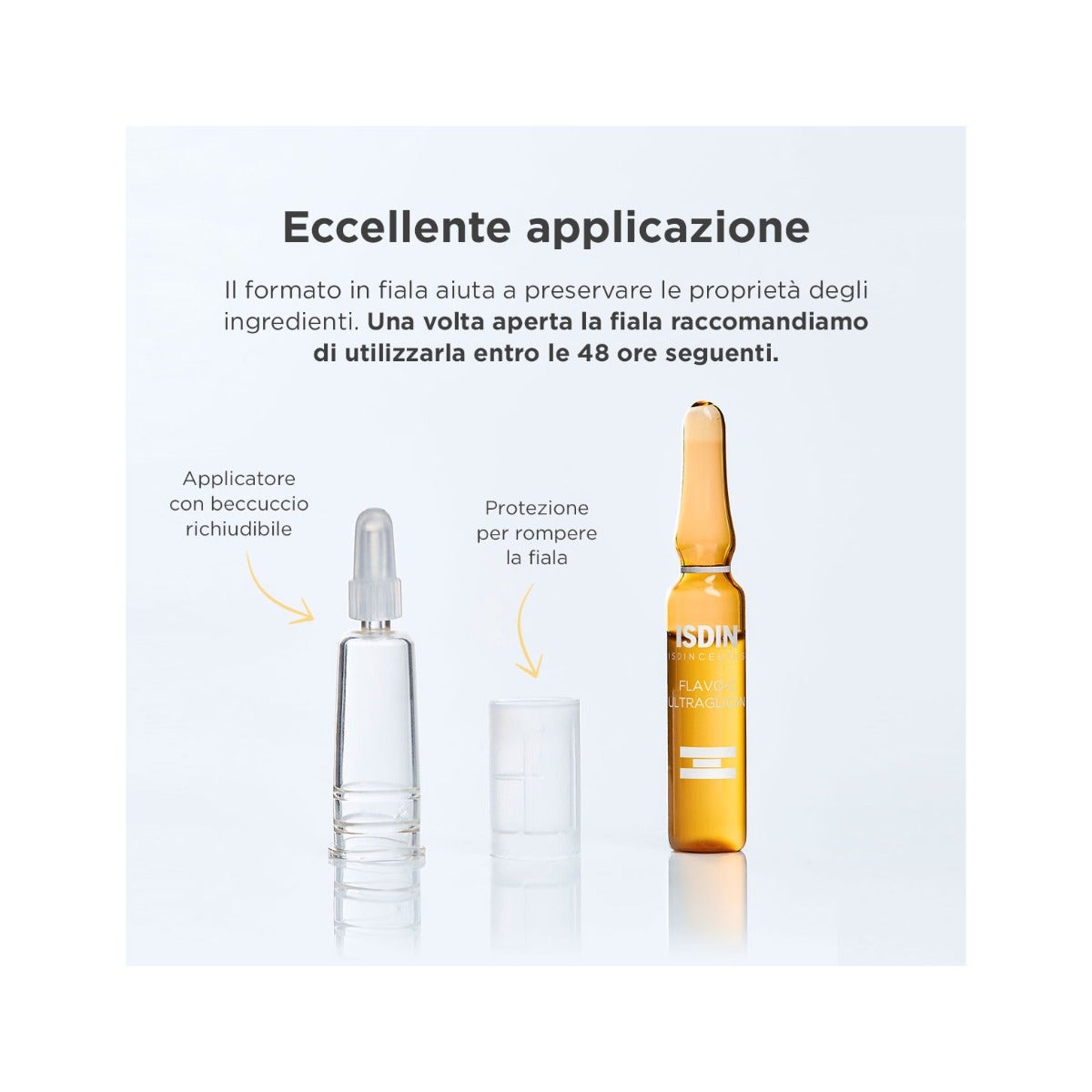 Isdin Isdinceutics Flavo-C Ultraglican Viso 10 Fiale-13