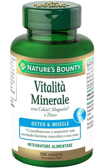 Nature's Bounty Vitalità Minerale 100 Tavolette -1