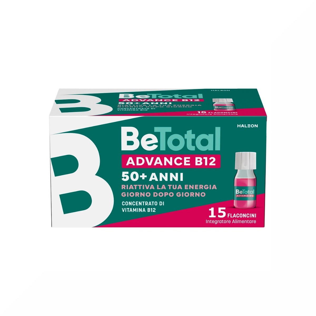 Be-Total Advance B12 50+ Anni Integratore Alimentare Vitamina B12 Zinco 15 Flaconcini-7
