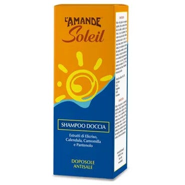 L'Amande Soleil Shampoo Doccia Antisale Doposole 250ml-2