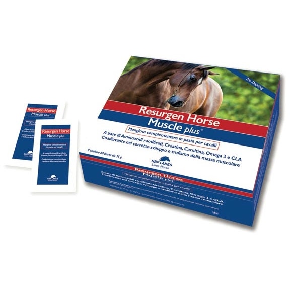 Nbf Lanes Resurgen Horse Muscle Plus Mangime Complementare Per Equini 60 Buste Da 35g  - 1