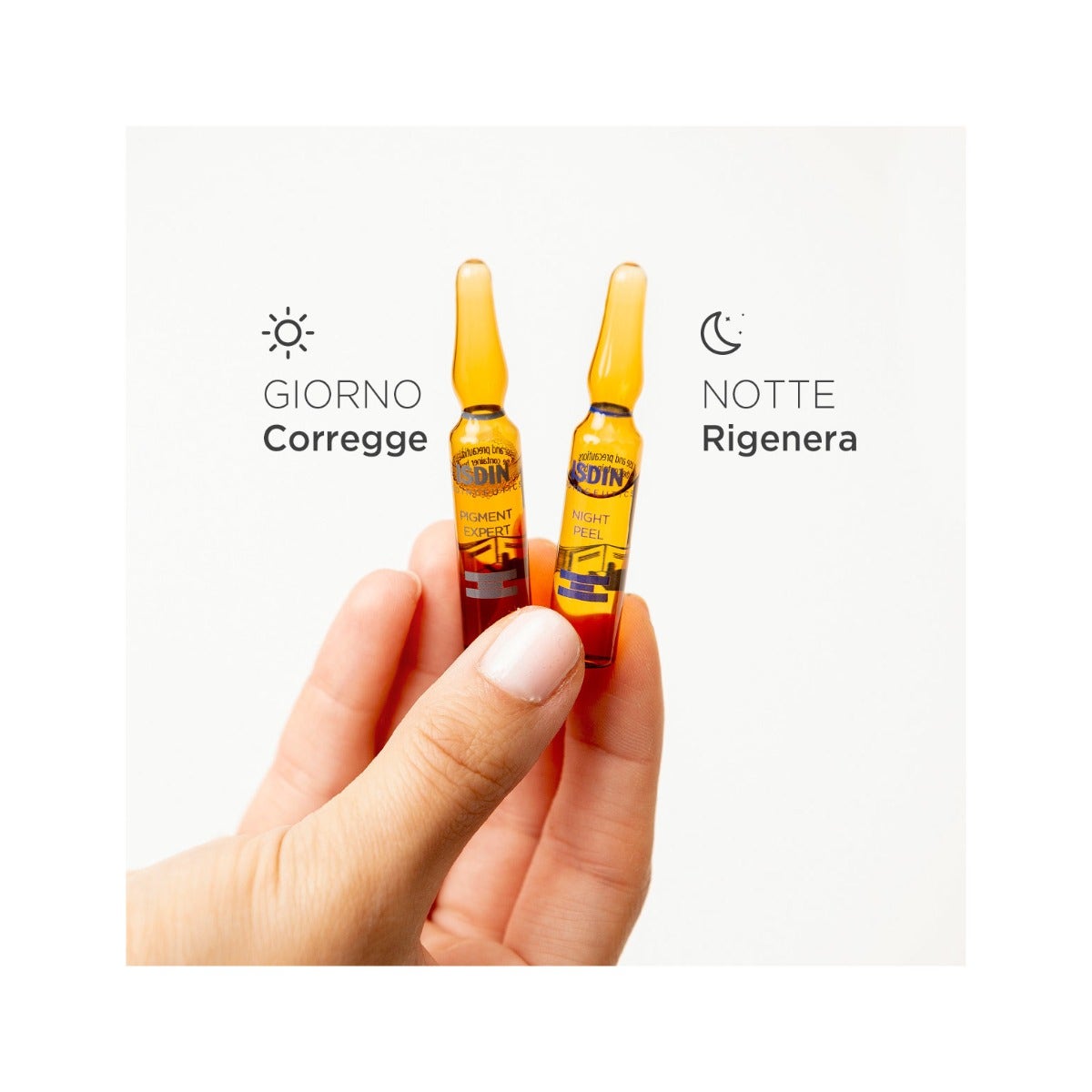 Isdin Isdinceutics Pigment Expert E Night Peel 10 Fiale Giorno + 10 Fiale Notte-4