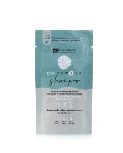 La Saponaria Ecopowder Shampoo In Polvere Tea Tree&Probiotici Di Cicoria 25g-2