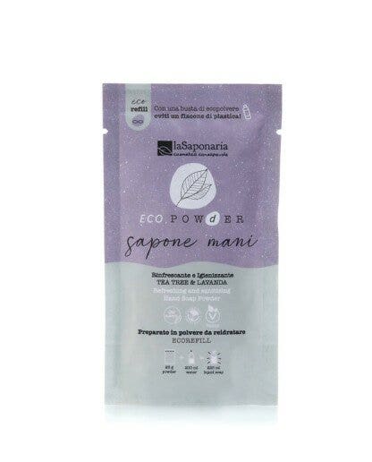 La Saponaria Ecopowder Sapone Mani In Polvere Tea Tree&Lavanda 25g-3