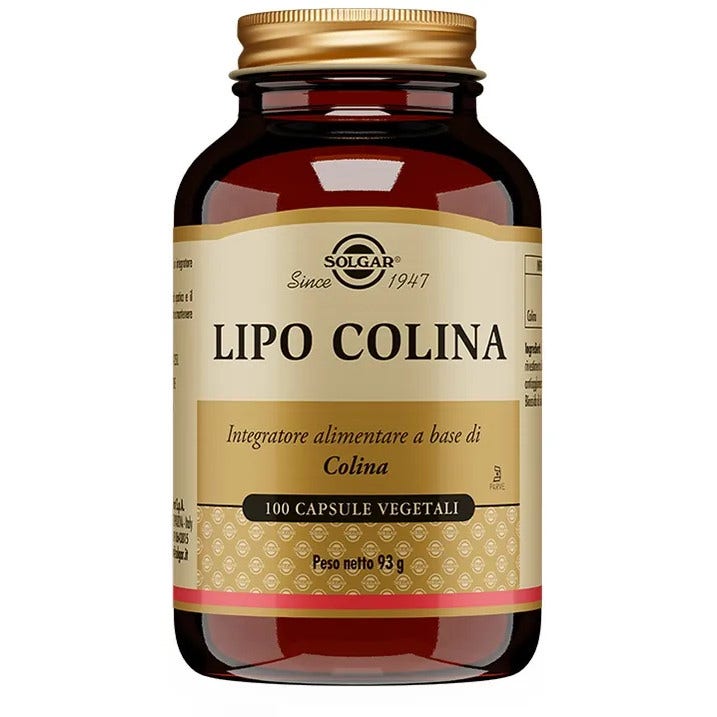 Solgar Lipo Colina 100 Capsule Vegetali-2