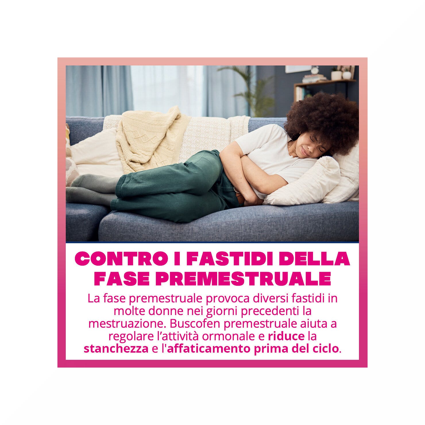 Buscofen Premestruale Integratore Alimentare, Magnesio, Vitamina B6, Vitamina E e Calcio, 15 Compresse Effervescenti-10