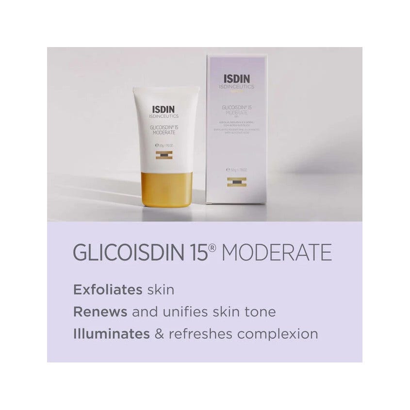 Isdin Isdinceutics Glicoisdin 15 Moderato Gel Viso Esfoliante 50ml-4