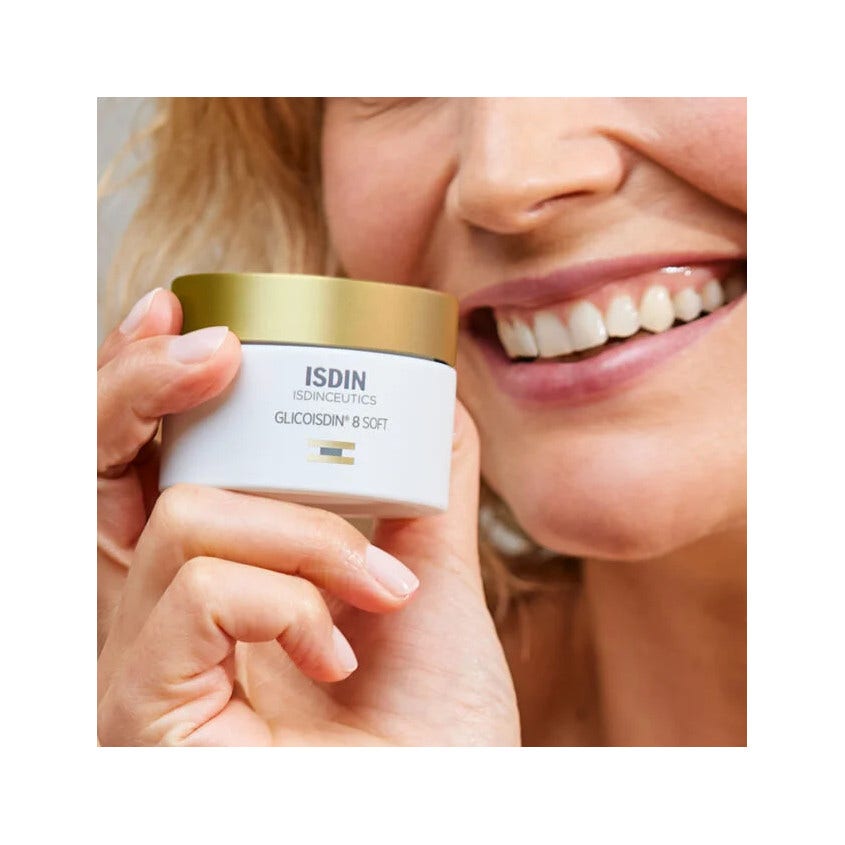 Isdin Isdinceutics Glicoisdin 8 Soft Crema Viso Esfoliante 50ml-2