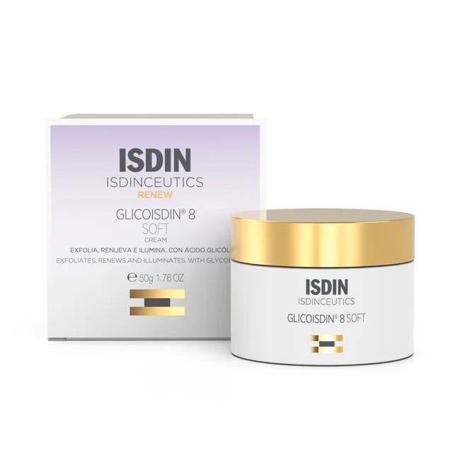 Isdin Isdinceutics Glicoisdin 8 Soft Crema Viso Esfoliante 50ml-1