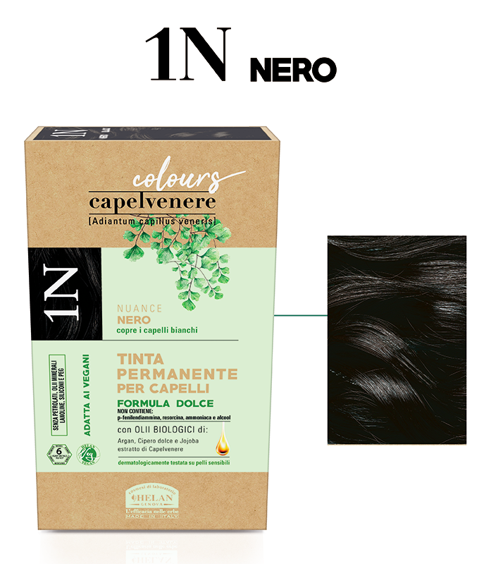 Helan Capelvenere Colours Tinta Capelli 1N Nero-2