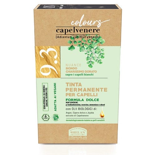 Helan Capelvenere Tinta Capelli 9,3N Biondo Chiarissimo Dorato-2