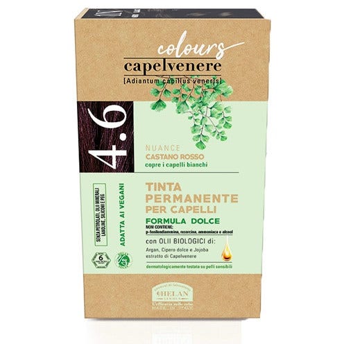 Helan Capelvenere Tinta Capelli 4,6N Castano Rosso -3