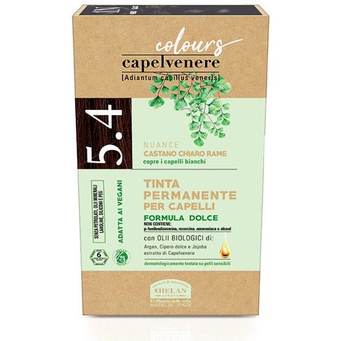Helan Capelvenere Tinta Capelli 5,4N Castano Chiaro Rame -3