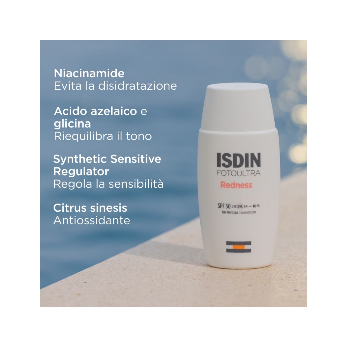 Isdin Foto Ultra Redness  SPF50 Fotoprotezione Viso 50ml-6