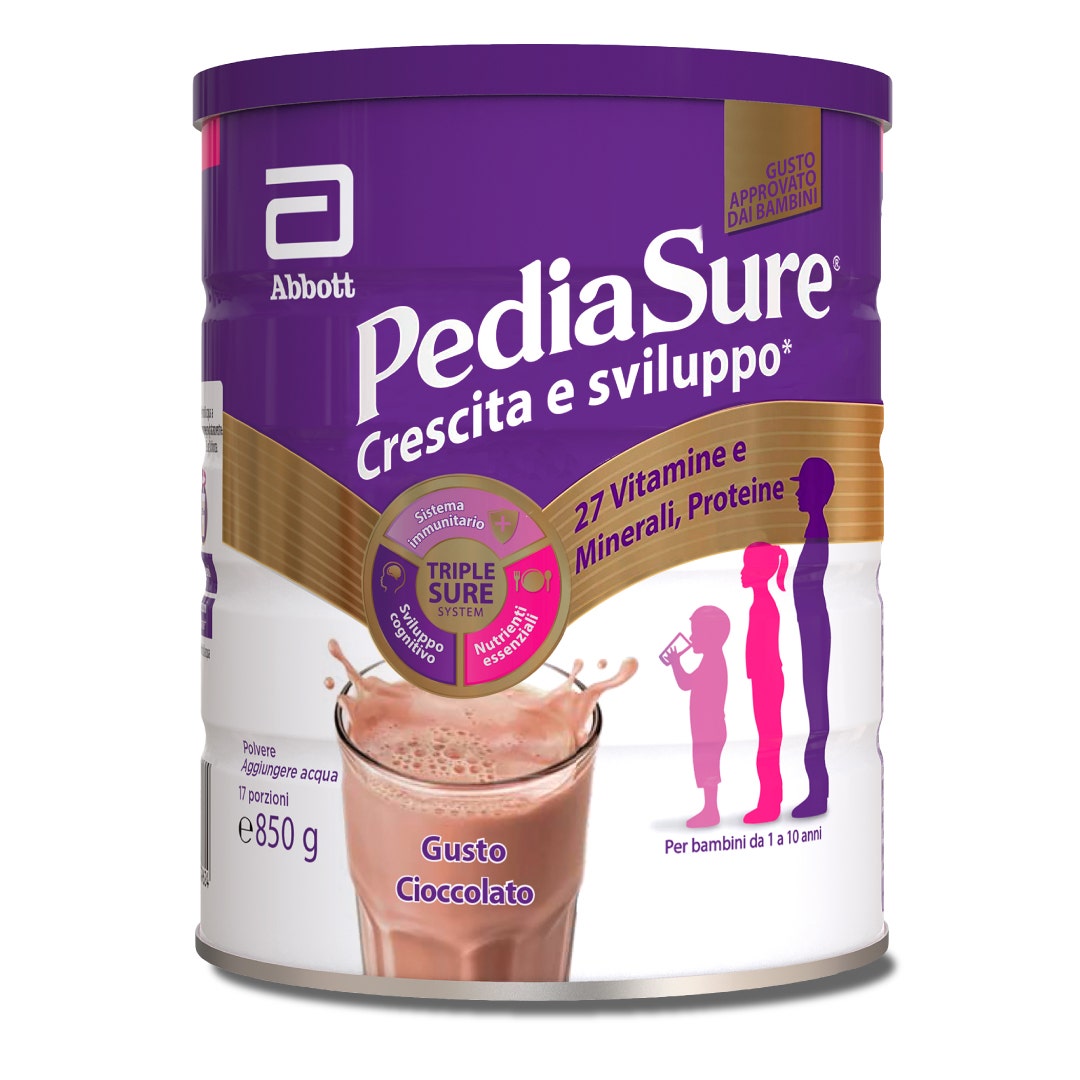Pediasure Crescita & Sviluppo Rinforza Cioccolato 850g-6