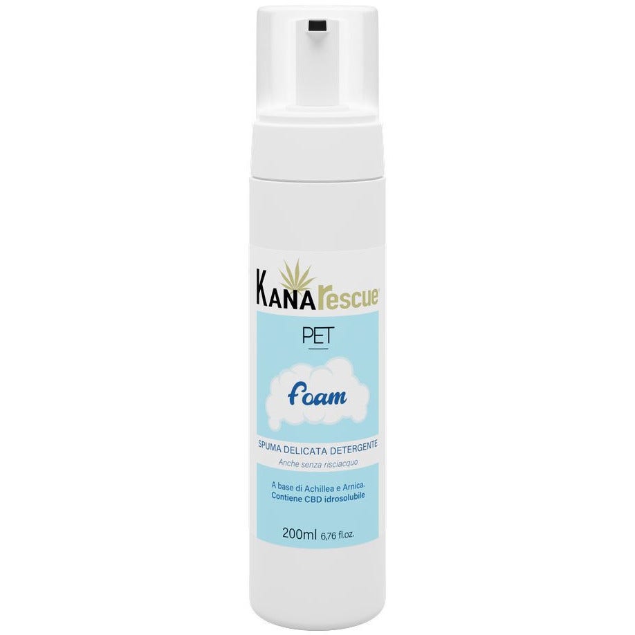 Kanarescue Pet Foam Schiuma Detergente Delicata Uso Veterinario 200ml-1