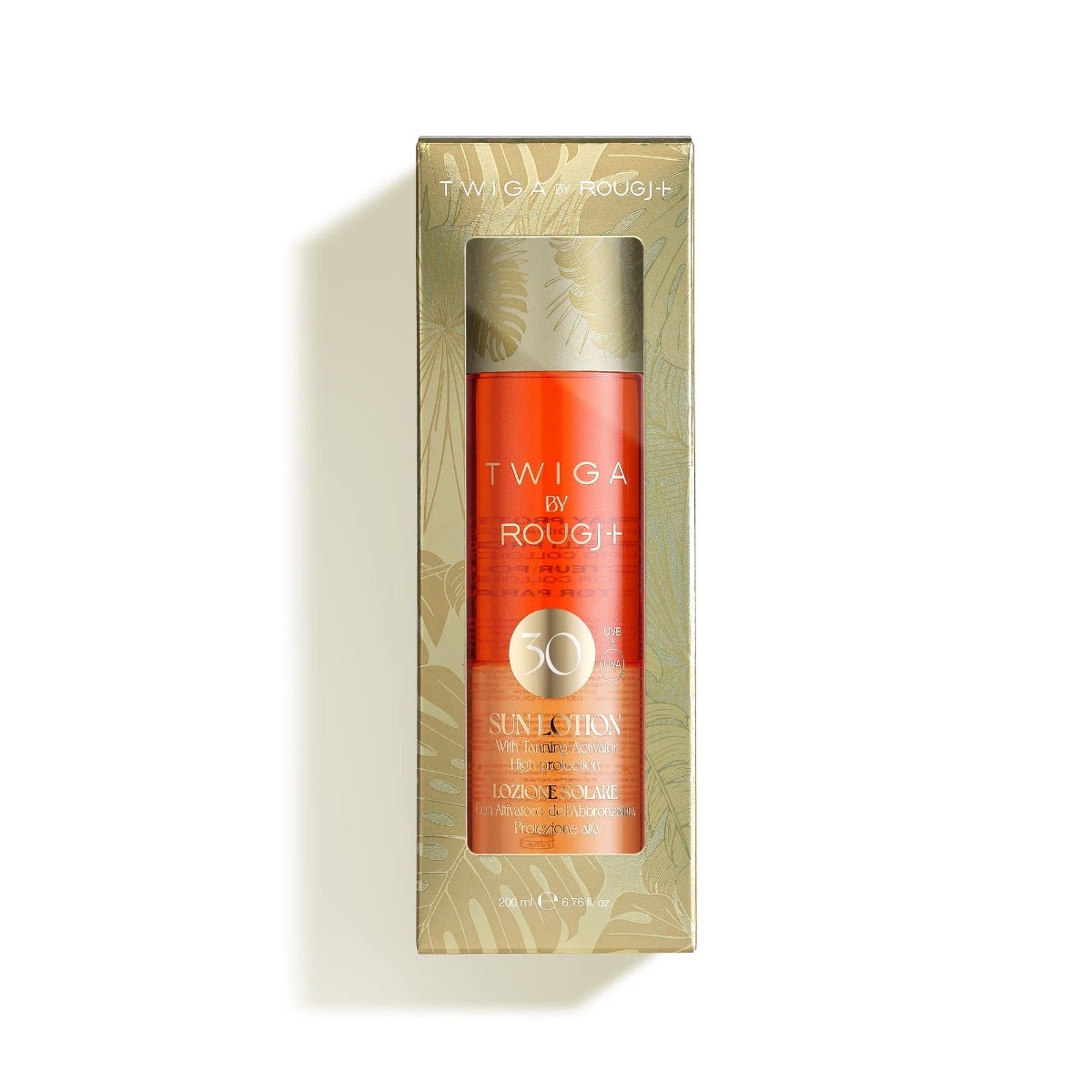 Twiga By Rougj Solare Bifasico Con Attivatore Di Melanina E Oro Colloidale 200ml SPF30-3