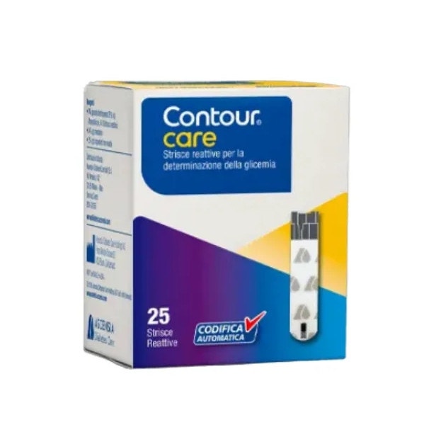 Contour Care Strisce Reattive 25 Pezzi-0