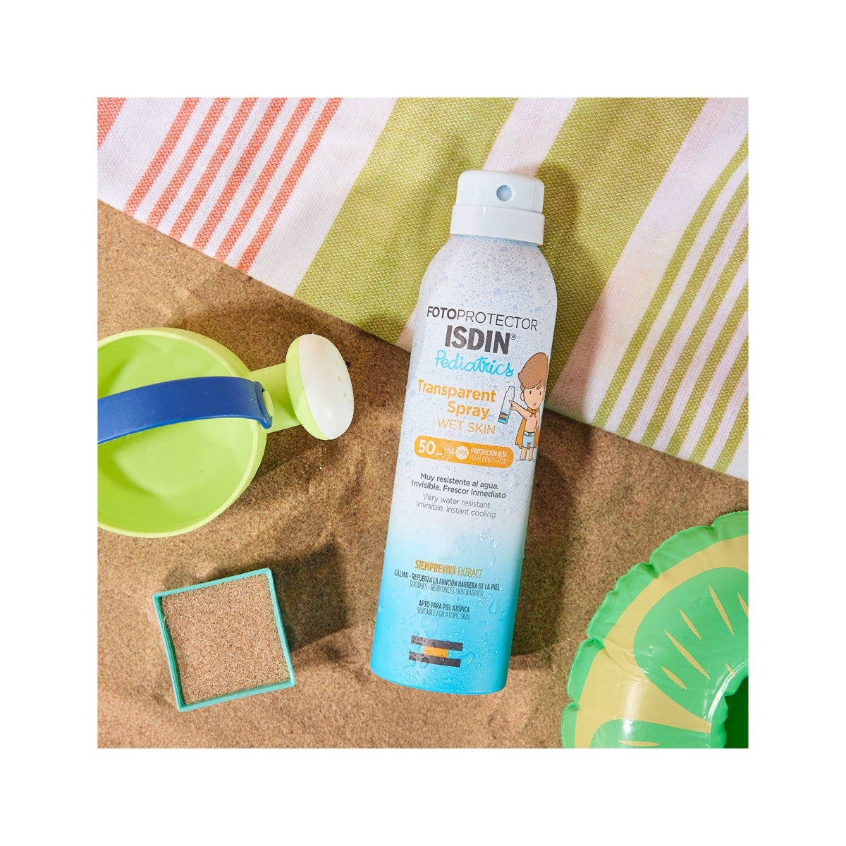 Isdin Fotoprotector Corpo Transparent Spray Wet Skin Pediatrics SPF50 250ml-8