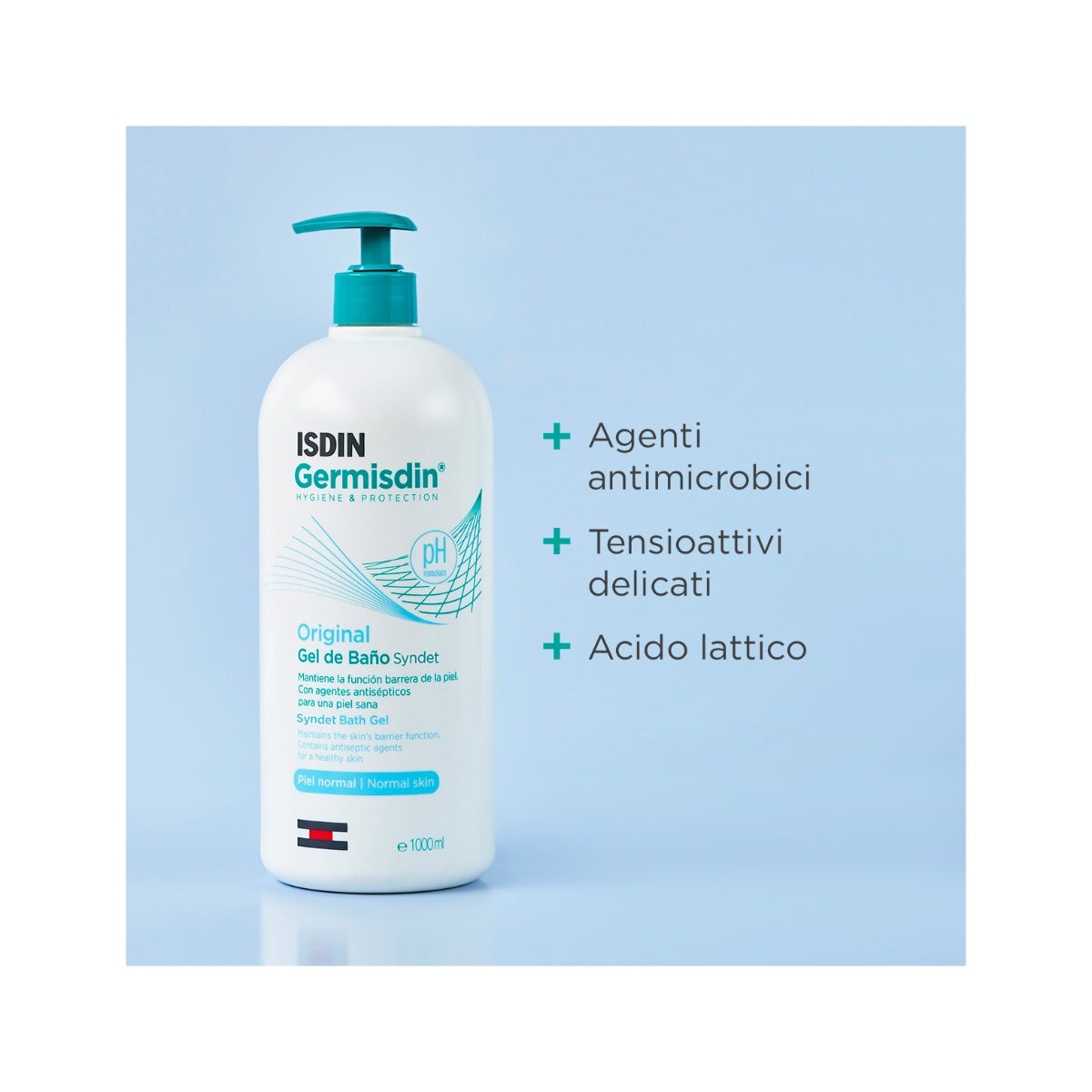 Isdin Germisdin Igiene Corpo Quotidiana 1 Litro-4