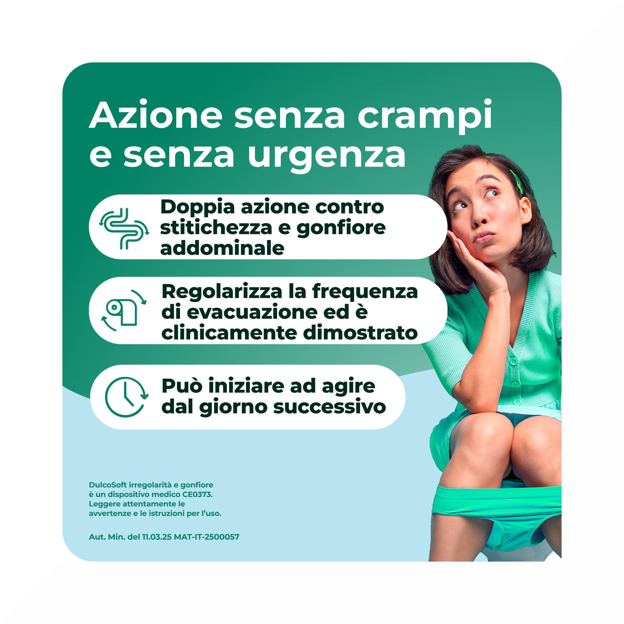 DulcoSoft Irregolarità e Gonfiore Lassativo Macrogol e Simeticone per Stitichezza e Pancia Gonfia 200g-3