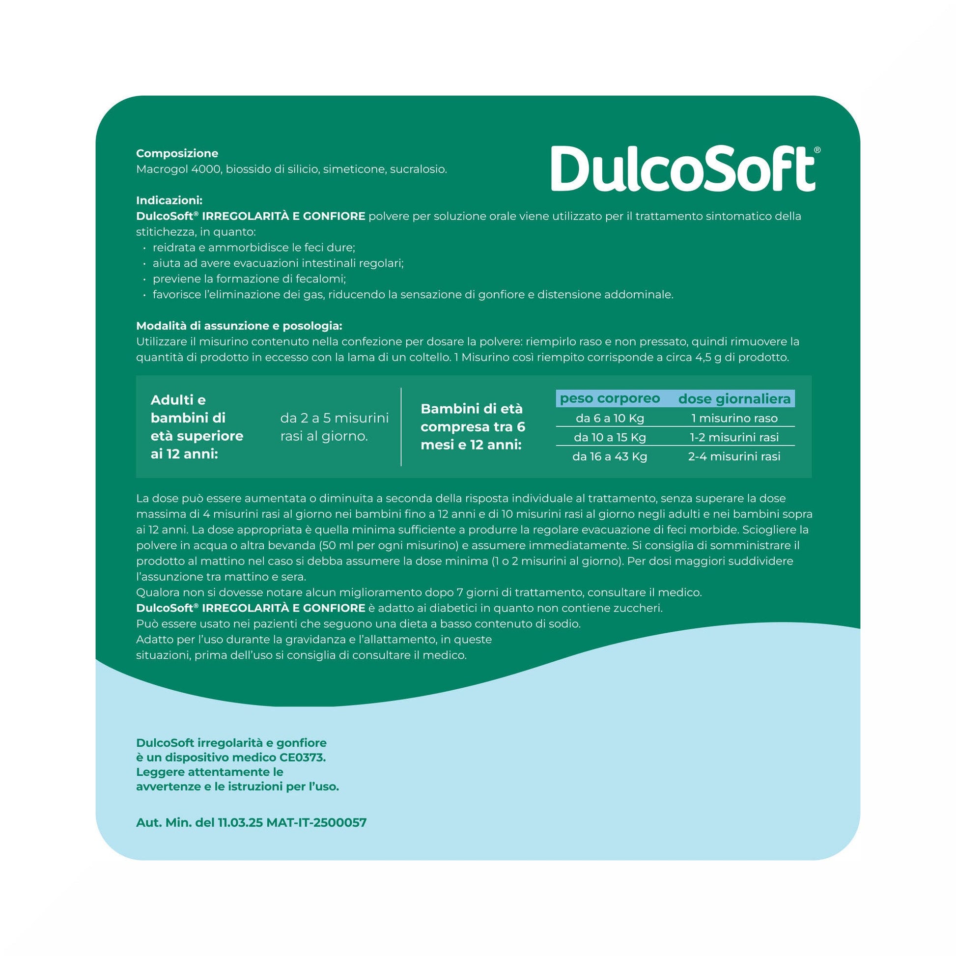 DulcoSoft Irregolarità e Gonfiore Lassativo Macrogol e Simeticone per Stitichezza e Pancia Gonfia 200g-7