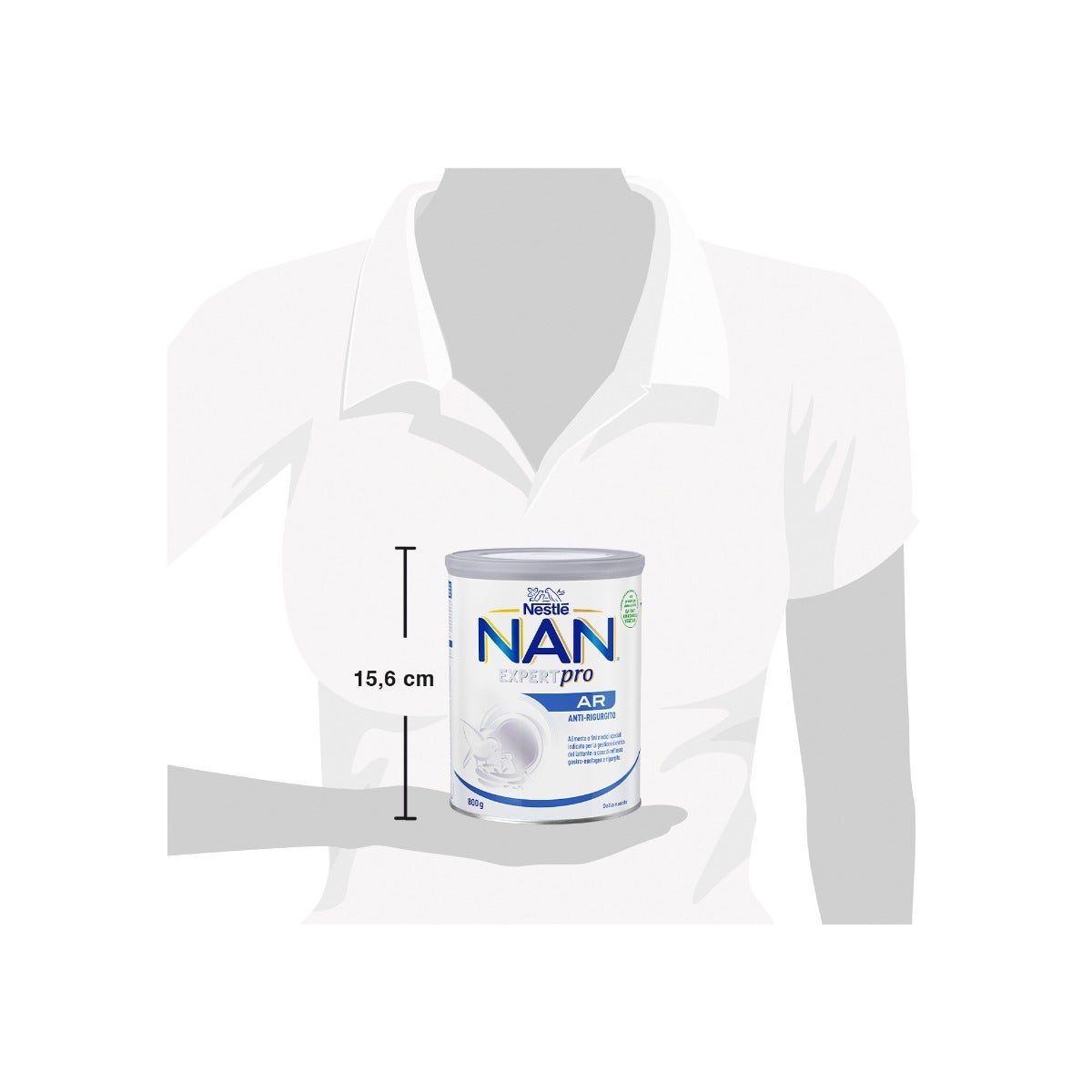 Nestlé Nan Expert Pro Ar Alimento a Fini Medici Speciali Latte Dalla Nascita in Polvere Latta 800g-7