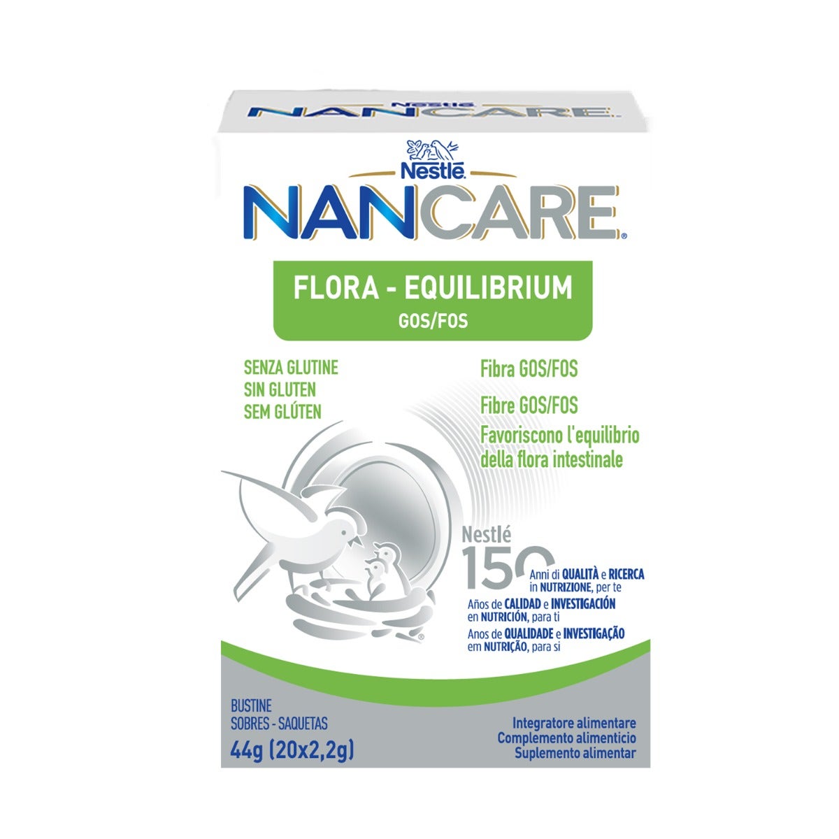 Nestlé Nancare Flora-equilibrium Integratore Per Lattanti E Bambini Dalla Nascita 20 Bustine Da 2,2g-1