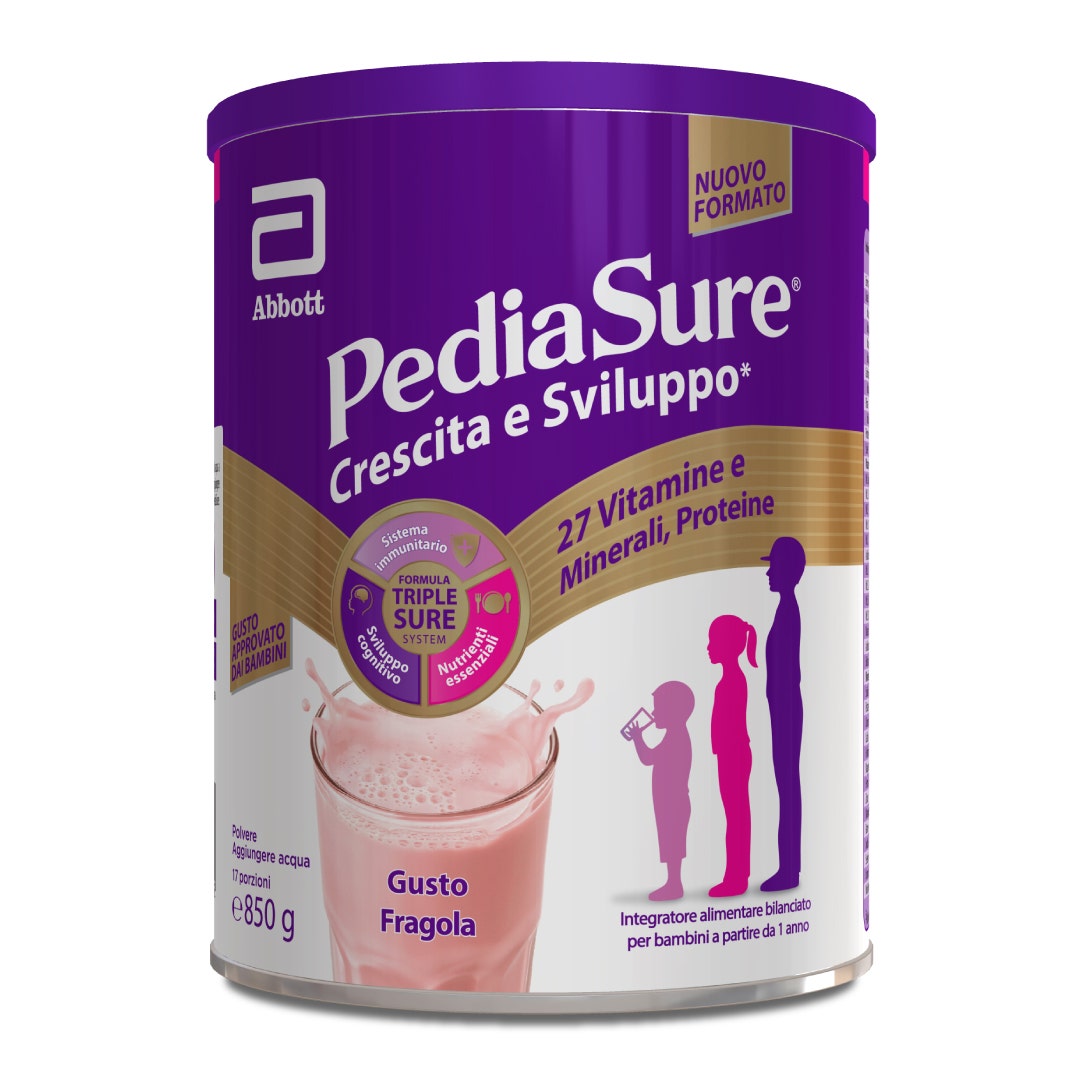 Pediasure Crescita & Sviluppo Rinforza Fragola 850g-4