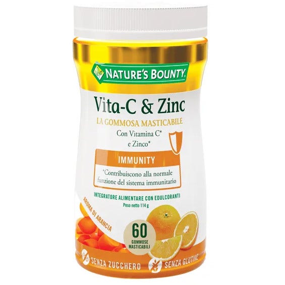 Nature's Bounty Vita-C&Zinc 60 Gommose-2