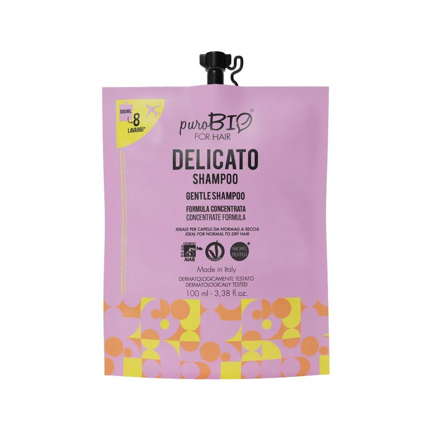 Purobio For Hair Shampoo Delicato Concentrato Bustina 100ml-2