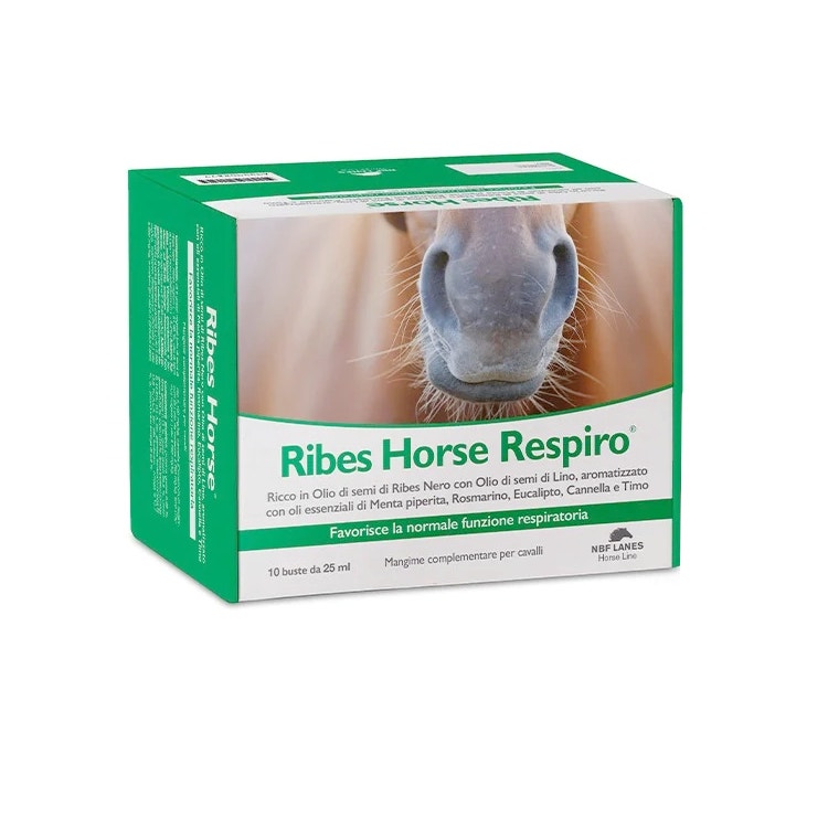 NBF Lanes Ribes Horse Respiro Mangime Complementare Per Cavalli 10 Bustine-1