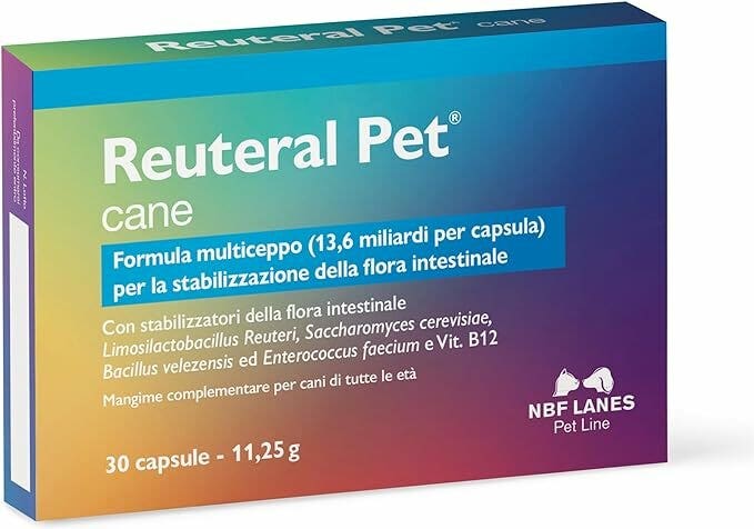 NBF Lanes Reuteral Pet Cane Probiotici 30 Capsule-1