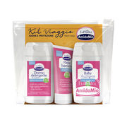 Euphidra Amido Mio Kit Viaggio Dermo Detergente100 ml + Baby Shampoo 100ml + Pasta Barriera 25ml-1