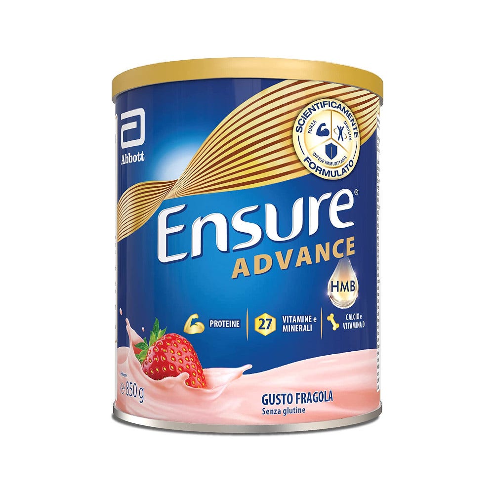 Ensure Advance Formula Nutrivigor Integratore Alimentare Proteico Fragola 850g-1