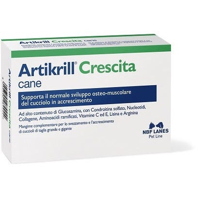 Artikrill Crescita Mangime Complementare Cane 60 Compresse-2