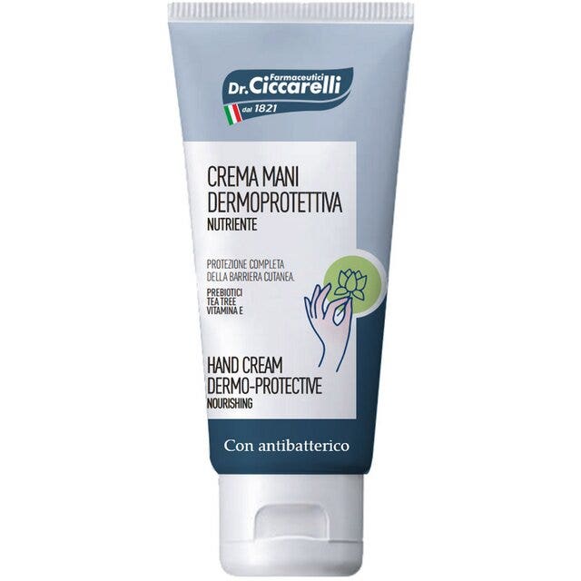 Dr.Ciccarelli Crema Mani Dermoprotettiva Nutriente Con Antibatterico 75ml-1
