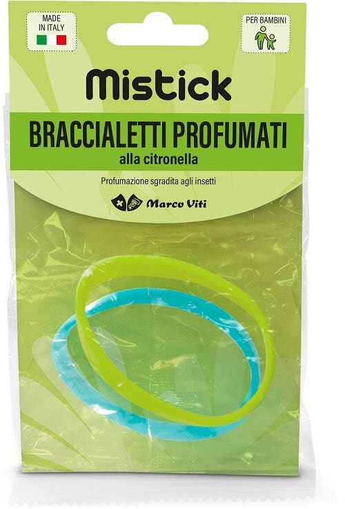 Mistick Braccialetti Profumati Citronella Azzurro/Verde 2 Pezzi-1