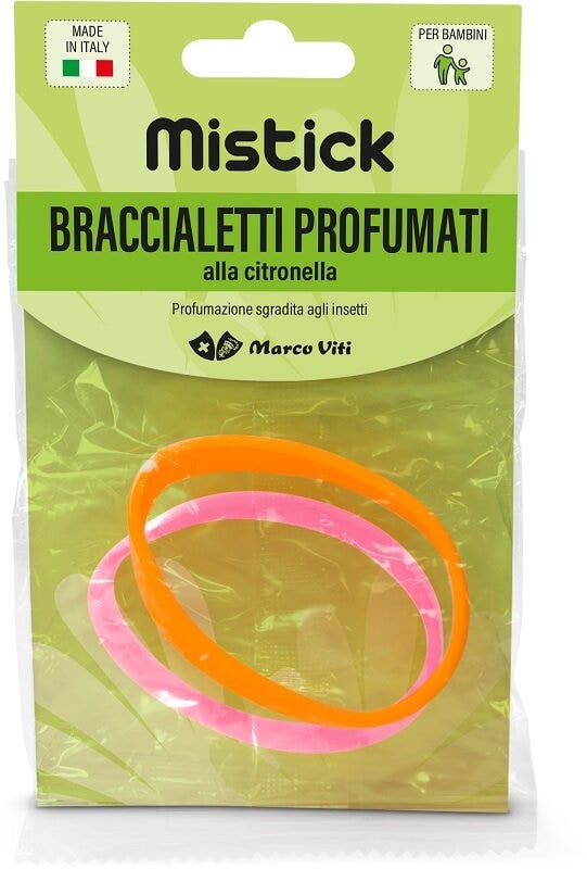 Mistick Braccialetti Profumati Citronella Rosa/Arancione 2 Pezzi-1