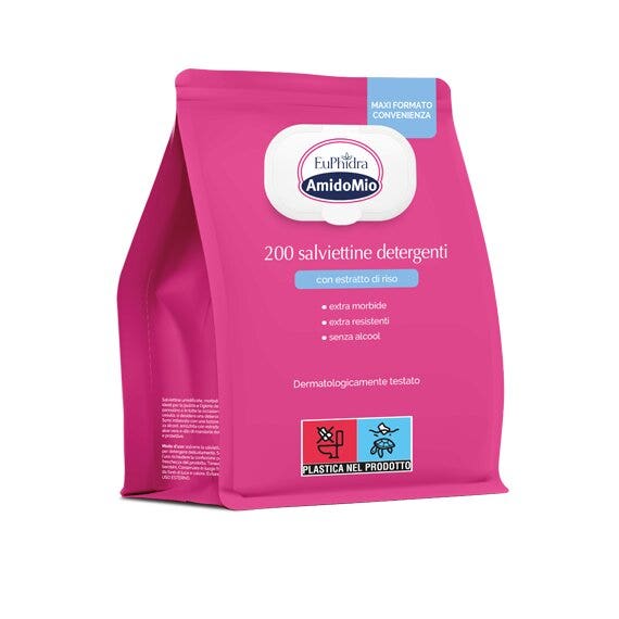 Euphidra Amidomio Salviette Detergenti 200 Pezzi-1