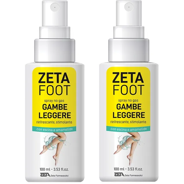 Zeta Foot Abbinata Spray Gambe 2x100ml-1